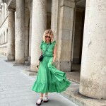 Green cotton dream dress