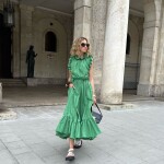 Green cotton dream dress
